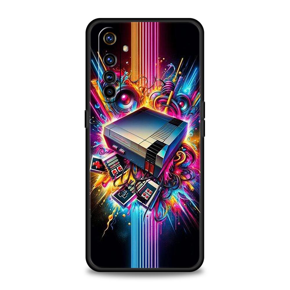 Etui Na Telefon Do Oppo A17 A31 A54 A57 A78 A79 A80 A98 Find X5 X6 Reno 7 8 10 11 12 13 F Pro Miękki Pokrowiec TPU Technologia Konsola Do Gier
