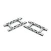 10PCS MOC Technical Framed Building Block Parts Creative Kids Toys Technical Beam 5x11 Open Center Frame Thick 64178