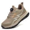 Anti Smash Steel Toe Sneakers Man Industrial Ultra-light Safety Shoes Rotating Button Man Women Comfortable Wide Toe Work Shoes