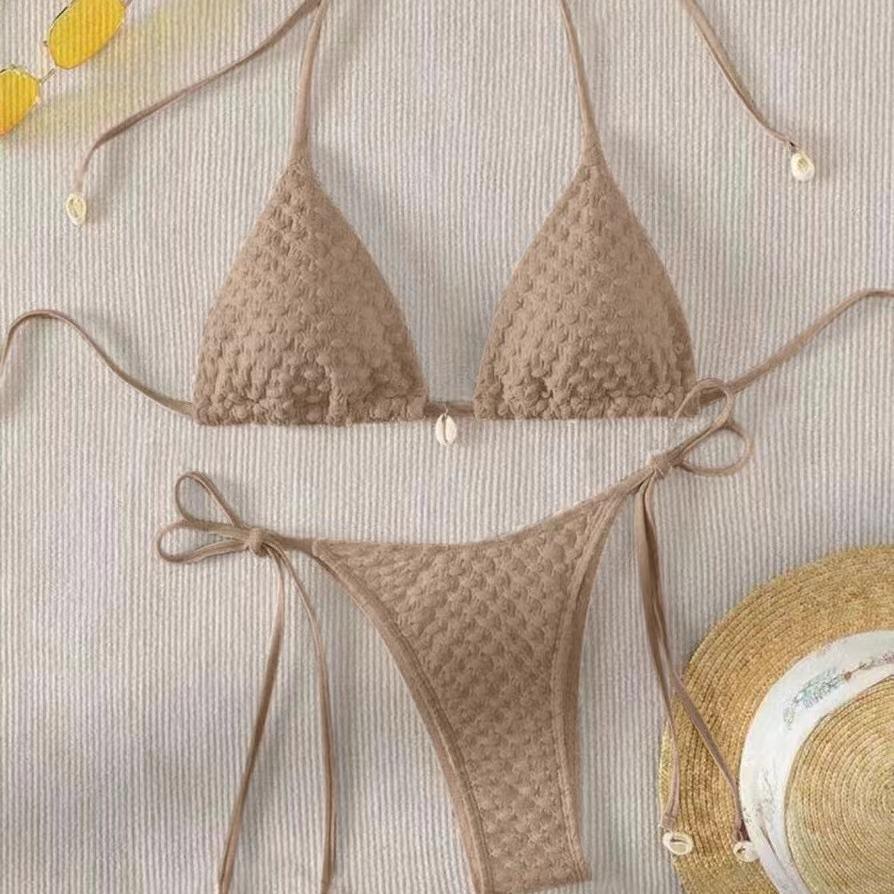 Spot 2024 European & American Bikini Swimsuit - Sexy, Unique Fabric