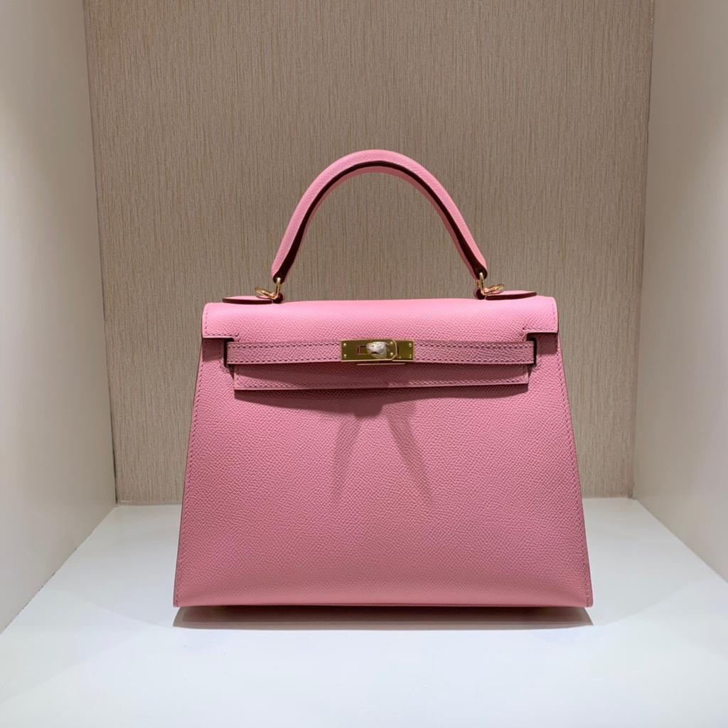 Genuine Leather 2021 New H Family Women's Bag Cowhide Palm Pattern Lock Bag Casual Shoulder Handbag Trend