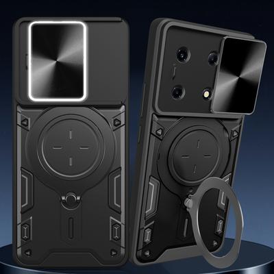 Für Infinix Note 30 VIP 5G Hülle Linsenschutz TPU+PC Ständer Handyhülle