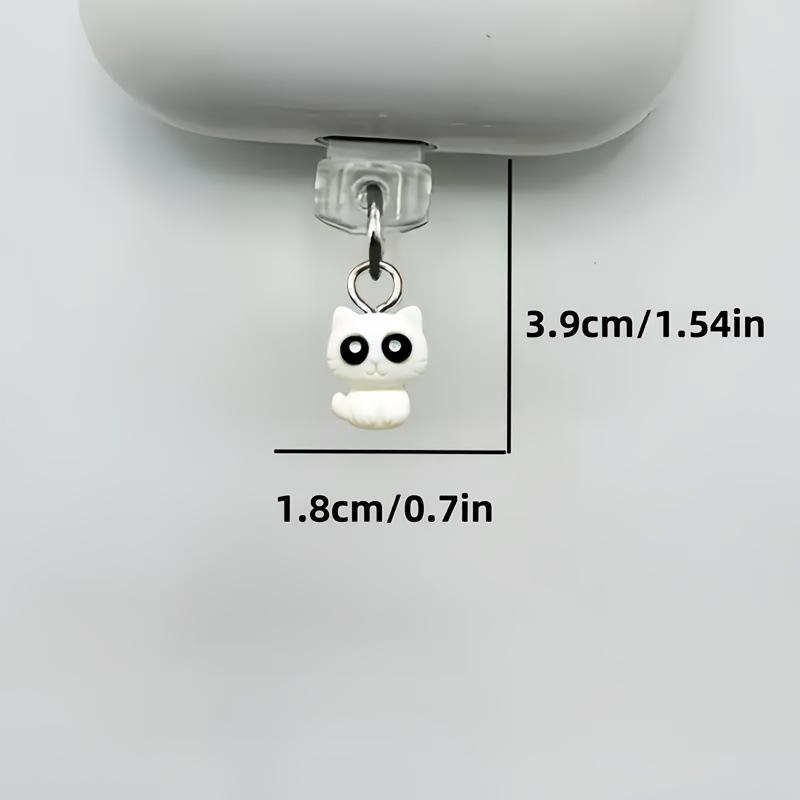 2026 F9418 Handmade Cute Kitten Phone Dust Plug