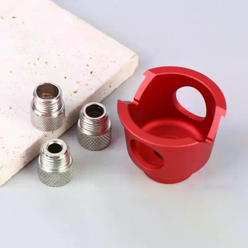 Carpenter Vertical Drill Guide 3-10mm Aluminum Doweling Jig Accurate Positioning Tool for Cabinet Installation