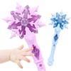 With Jewelry Set Light Up Snowflake Wand Glowing Sticks Flashing Snow Star Wands  Party Favor
