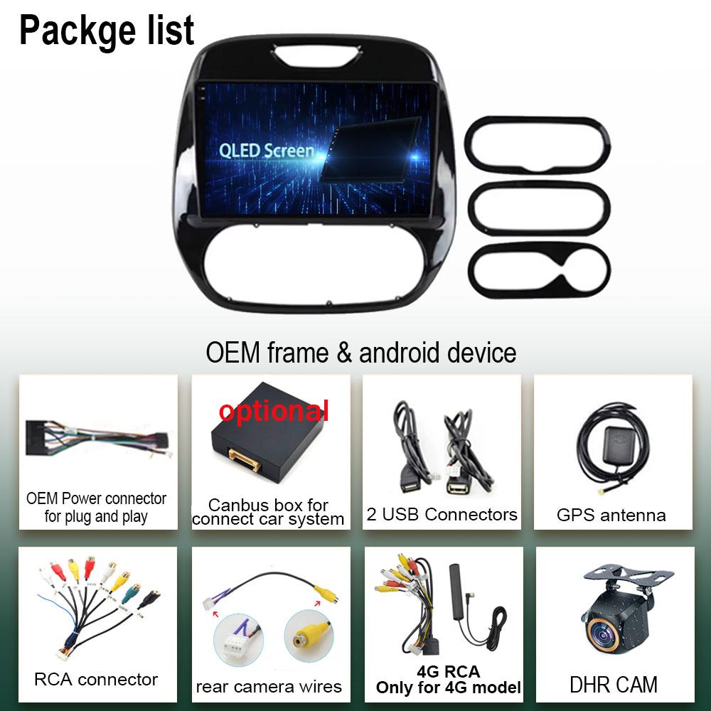 Android 14 For Renault Kaptur Captur 2016-2019 Video Gps WIFI RDS BT Multimedia Car Minitor DSP Navigation 5G NO 2DIN DVD Car