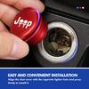 Car Cigarette Lighter Aluminum Fire Missiles Dustproof Button For Jeep Compass Renegade Cherokee Wrangler JK Patriot Liberty