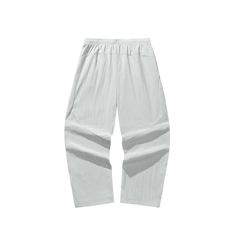 Anta Outdoors Woven Sports Long Pants Summer Casual Pants Men bottoms White-Mist-Gray 952626506-1