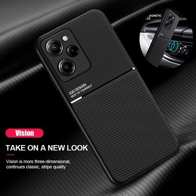 Leather Matte Texture Case For Xiaomi Redmi Note 13 12 11 10 9 8 Pro Plus Redmi Note 12S 11S 10S 10T 9T 8T Magnetic Phone Cover