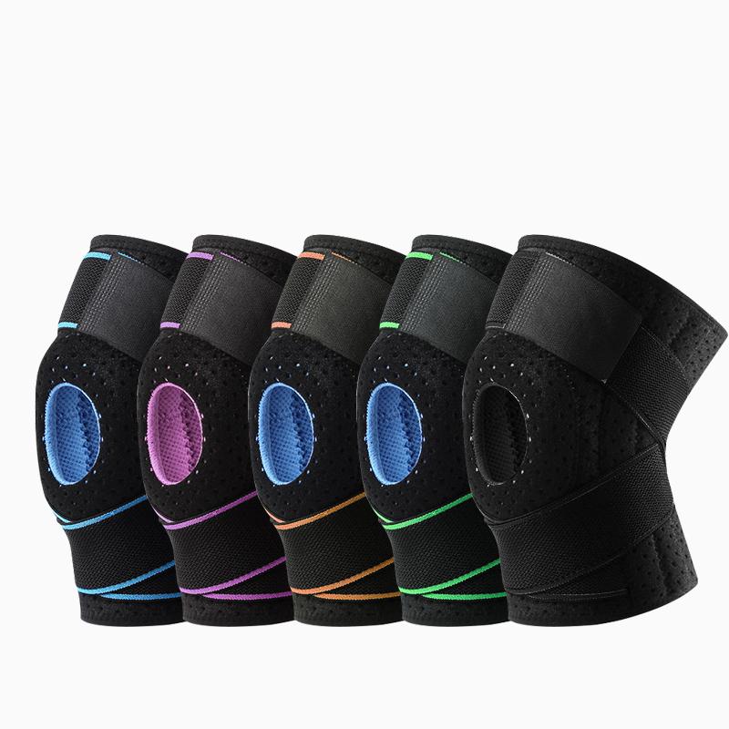 Sport Popular Football Soccer Baseball Compression Sport Knee Calf Brace Support Sleeve for Spring Protection