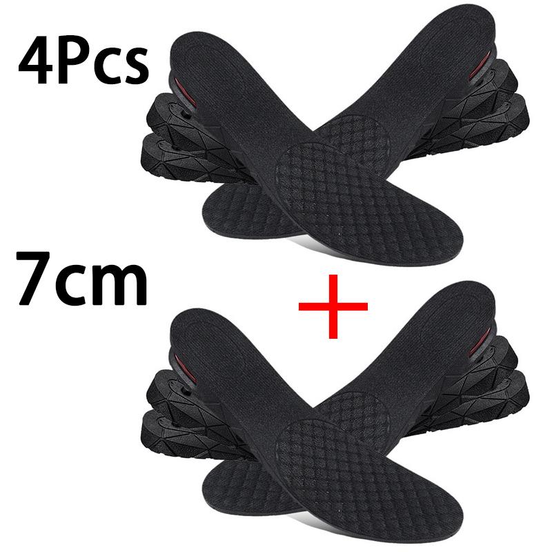 1Pair/2Pairs Adjustable Elevator Insoles, Air Cushion Height Increase Inserts, Soft Breathable Lift Pads for Leather & Sneakers