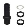 Durable Plastic Water Butt Connector Kit With Nut And Washer Garden Water Tank Overflow Vent