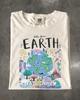 Earth T-Shirt, Planet Earth Nature Tee, World Traveler Comfort Colors Shirt