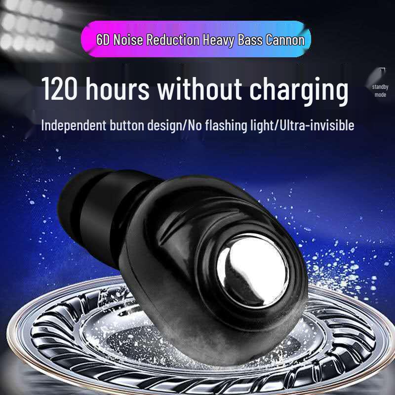 L16 Mini Wireless Bluetooth Earphones - Invisible In-Ear, Single Ear, Car Stereo.