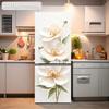 84Style Fridge Stickers Refrigerator Cover Door Landscape Plant Sea Vinyl Self Adhesive Kitchen Furniture Decor Wrap Freezer Sticker DIY