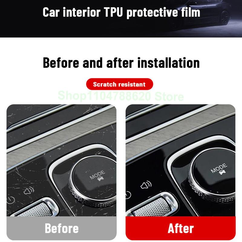 TPU Car Central Control Screen Scratch-resistant Transparent Protective Film Interior Sticker For Lynk & Co 900 2025 Accessories