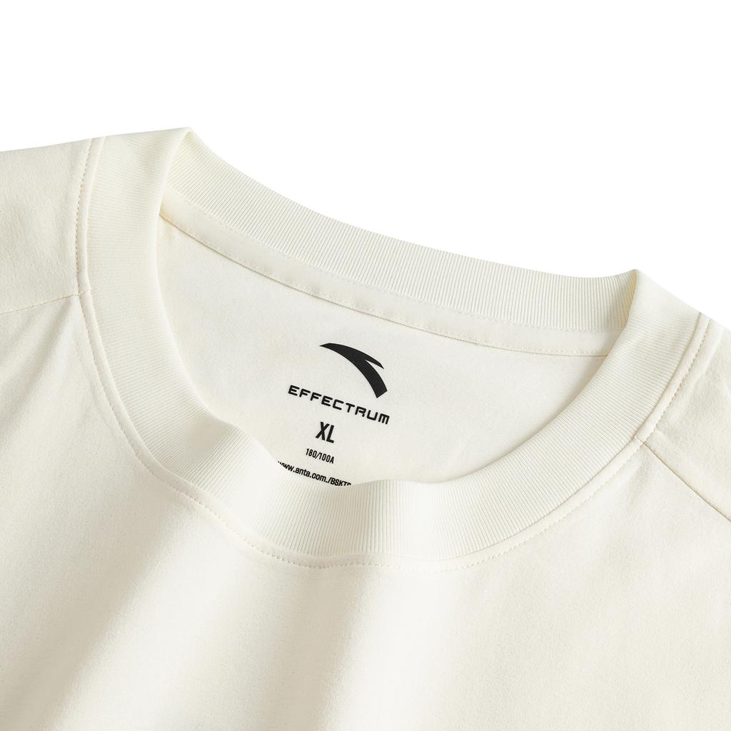 Anta Basketball Short Sleeve Knitted T-Shirt Summer 2026 Men tops Vanilla-White 952621102-1