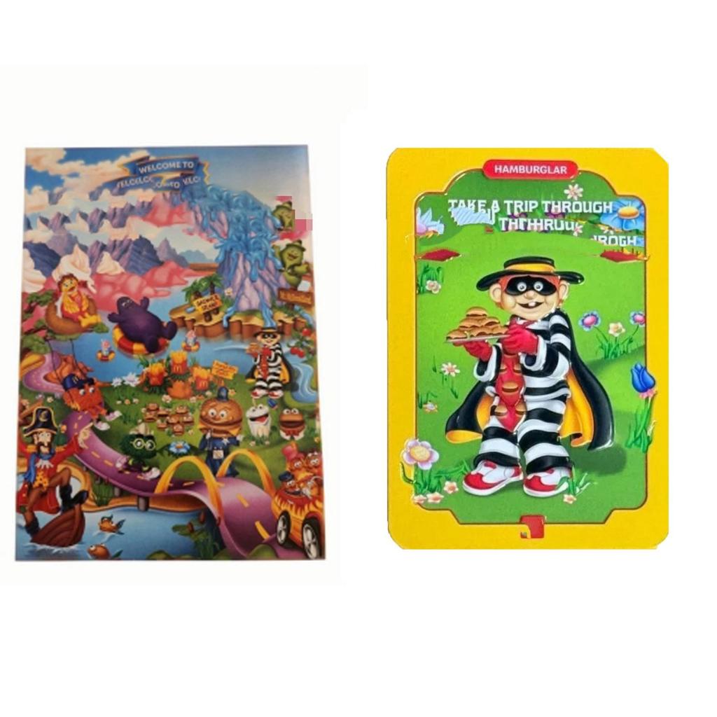 Happy Adult Meal Tin Box With Postcard