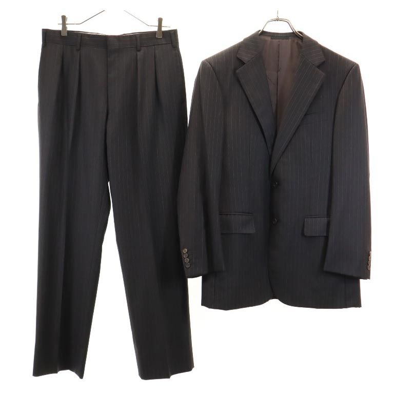 

BURBERRY Sanyo Shokai Made in Japan Wool Striped Pattern suit Setup Men s Used