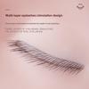 Wimpern-Übungsmodellkopf mit dreischichtigen künstlichen Wimpern
