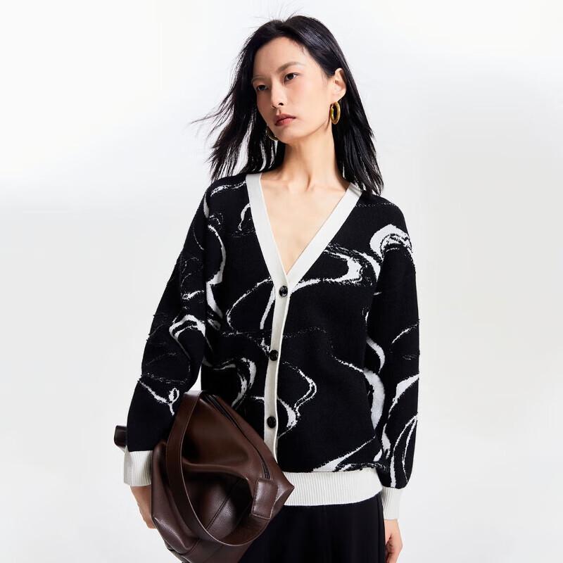 

VEROMODA CoutureMade Elegant Dropped-Shoulder Knit Cardigan S