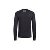 Emporio Armani EA7 Slanted Logo Long Sleeve T-Shirt Men tops Black 6HPT37-PJ7CZ-1200