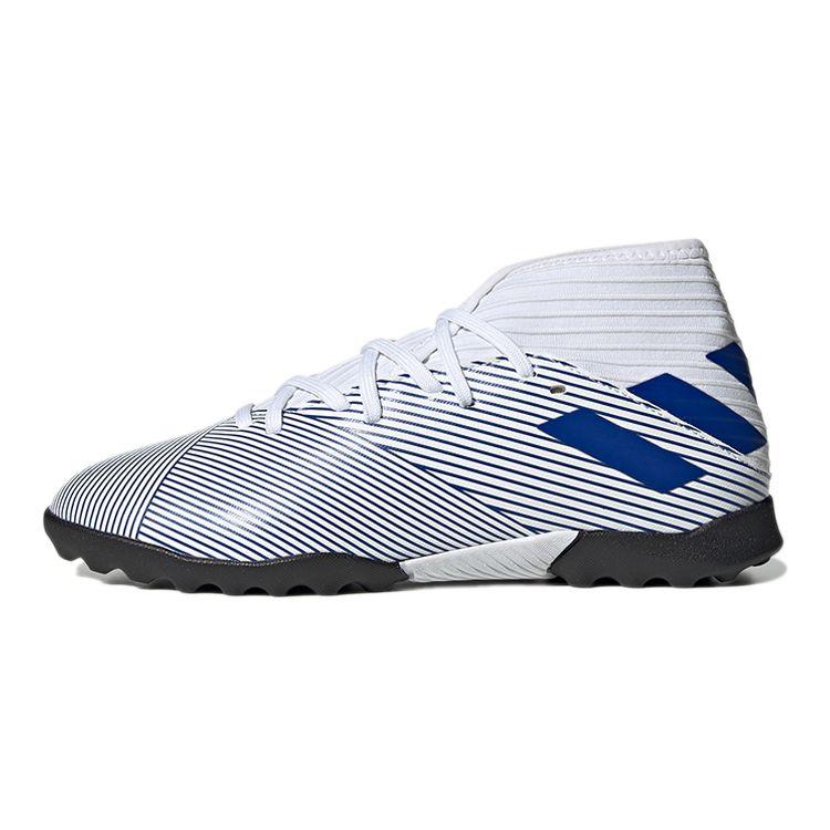 

Adidas Nemeziz 19.3 TF J Легкие Удобные Прочные Футбольные Бутсы со Средним Голенищем Детские Футбольные Бутсы Белые Синие EG7235 35½