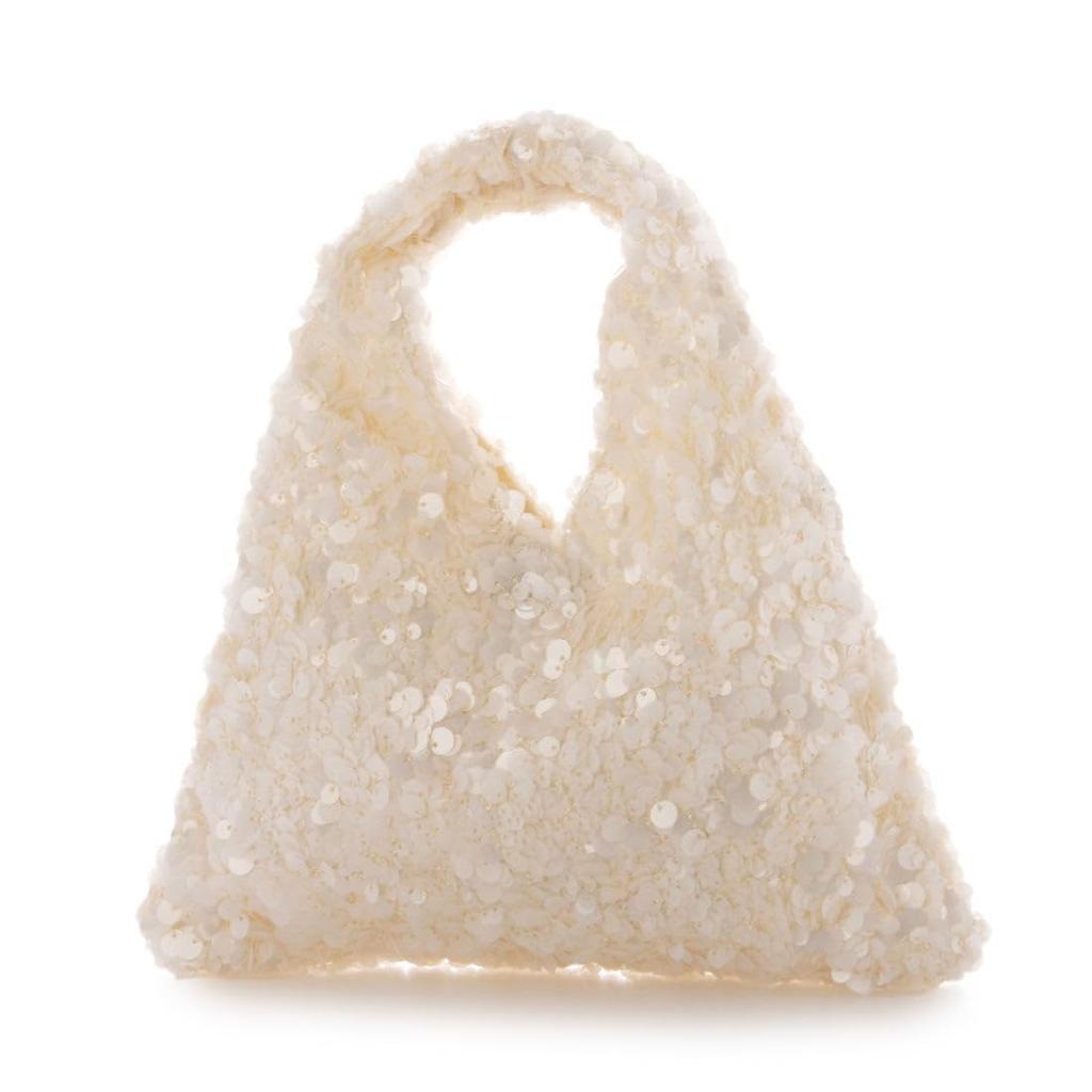 Sequined Triangle Bag