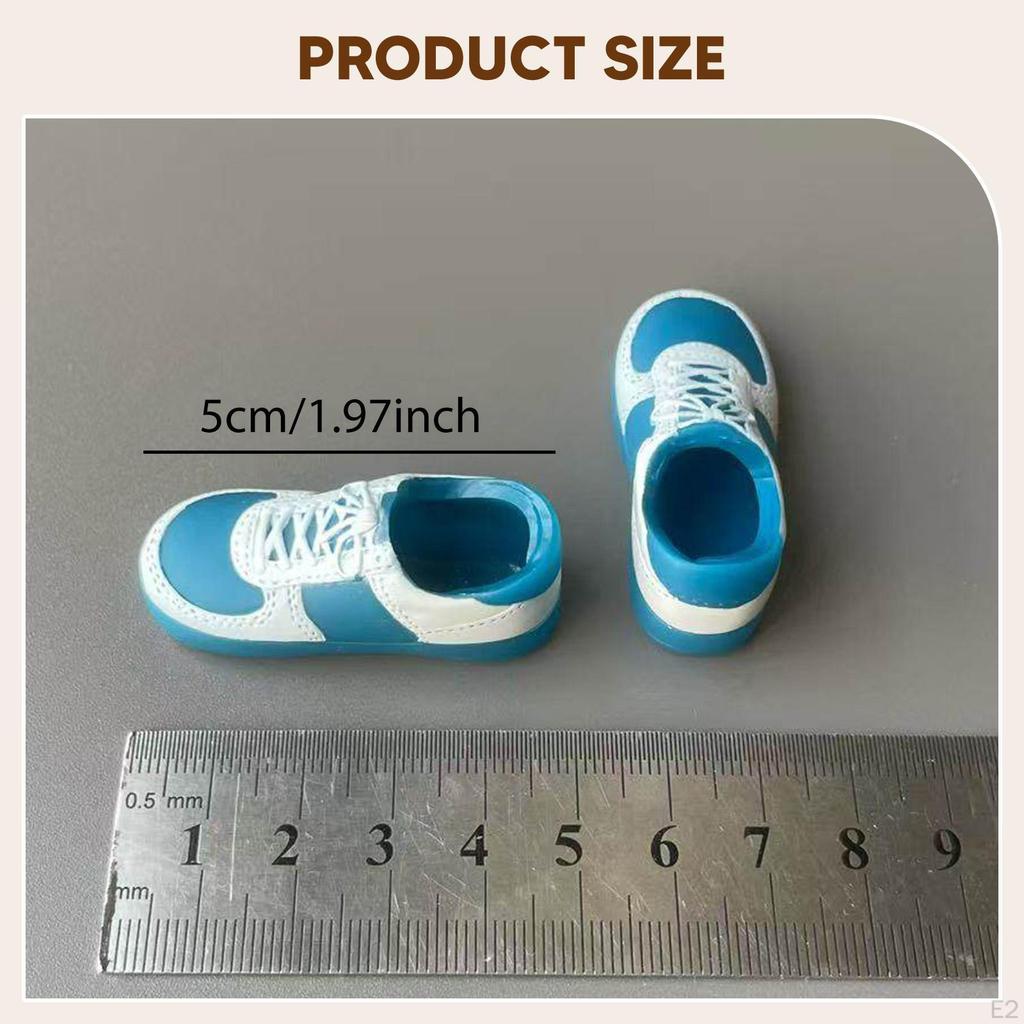 1/6 Scale Action Figure Shoes Sports Costume Accessories Miniature Soft Rubber Casual Trendy