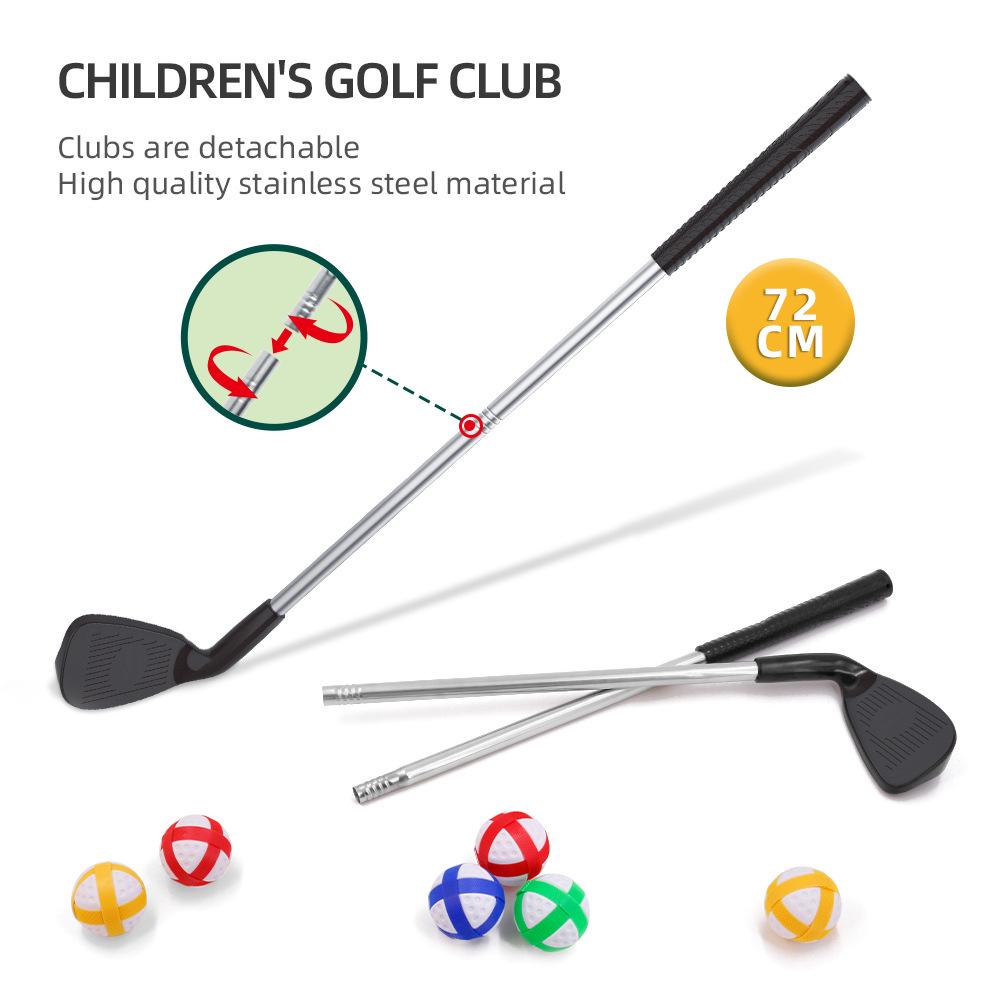 Cross-border Outdoor Boys’ 3-in-1 Golf Velcro Ball and Darts Sports Toy