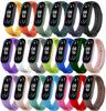 Strap for Xiaomi Mi Band 6 7 Bracelet Sport Silicone Watch Wristband Miband Band6 Band4 Correa For Xiaomi Mi Band 3 4 5 7 Straps