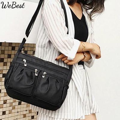 Nové dámské módní kabelky přes rameno pro ženy Designová voděodolná nylonová kabelka Peněženky na zip Kabelky Messenger Crossbody