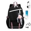 2026 New School Bag Ins Korean Style Backpack Men's Simple Middle School Student Thermal Transfer Backpack Childlike and Light