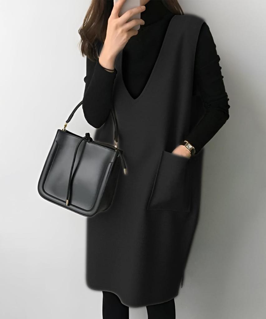 Doors Layered Jumper Tunic Plus Perfect for and Perfect for Maxi and Cocktail Loose Matching and Available in Black Also a and comfortable jumper