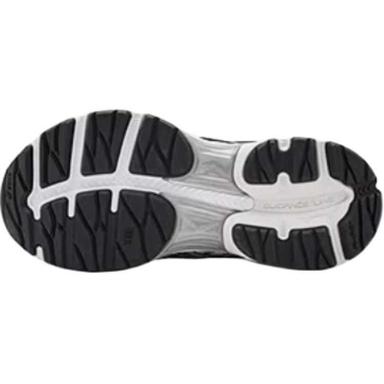 Asics Gel-Sonic Comfortable Shock Absorbing Breathable Low Top Kids Running Shoes Kids Running Shoes Black White 1014A369-103