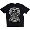 Motorhead - Crossed Swords England Crest- Black T-shirt