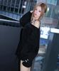 DAUSPICE (Duc) Damaged Loose-Fit Knit Black
