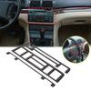 Carbon Fiber Central Console CD AC Cover Trim For BMW 3 Series E46 1998-2005