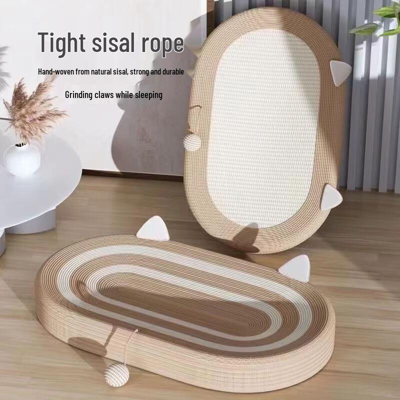 Sisal Cat Scratching Bed with Integrated Nest