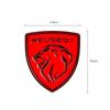 hijk1 Car Logo Front Grille Rear Trunk Decoration Sticker For Peugeot For VW GTI Golf MK6 MK7 Polo Passat B7 CC Tiguan CC/Car keychain