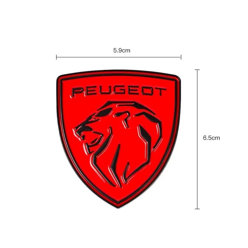 hijk1 Car Logo Front Grille Rear Trunk Decoration Sticker For Peugeot For VW GTI Golf MK6 MK7 Polo Passat B7 CC Tiguan CC/Car keychain