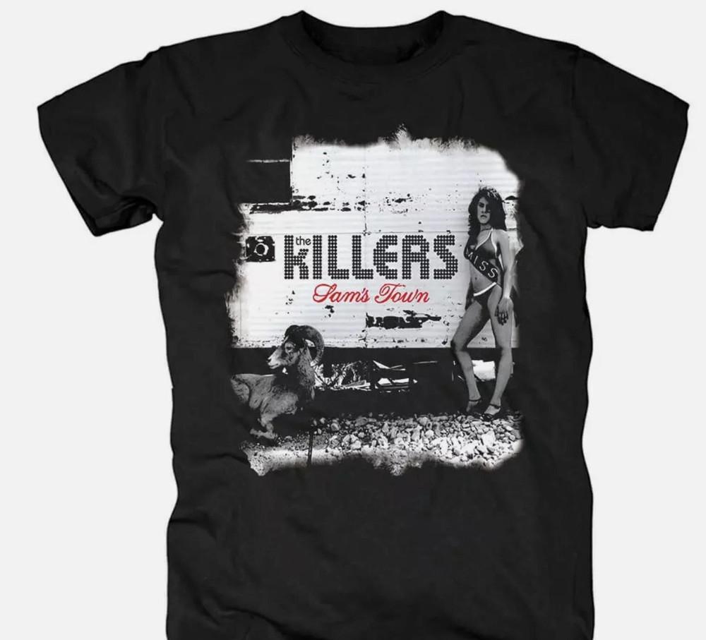 The Killers Band Gift For Fans Cotton Black uniex All size shirt Unisex T-Shirt XXL