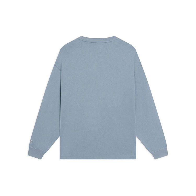 Li Ning Sports Trendy Collection T Shirt Men's Cyan Brick Gray AHSS751-4