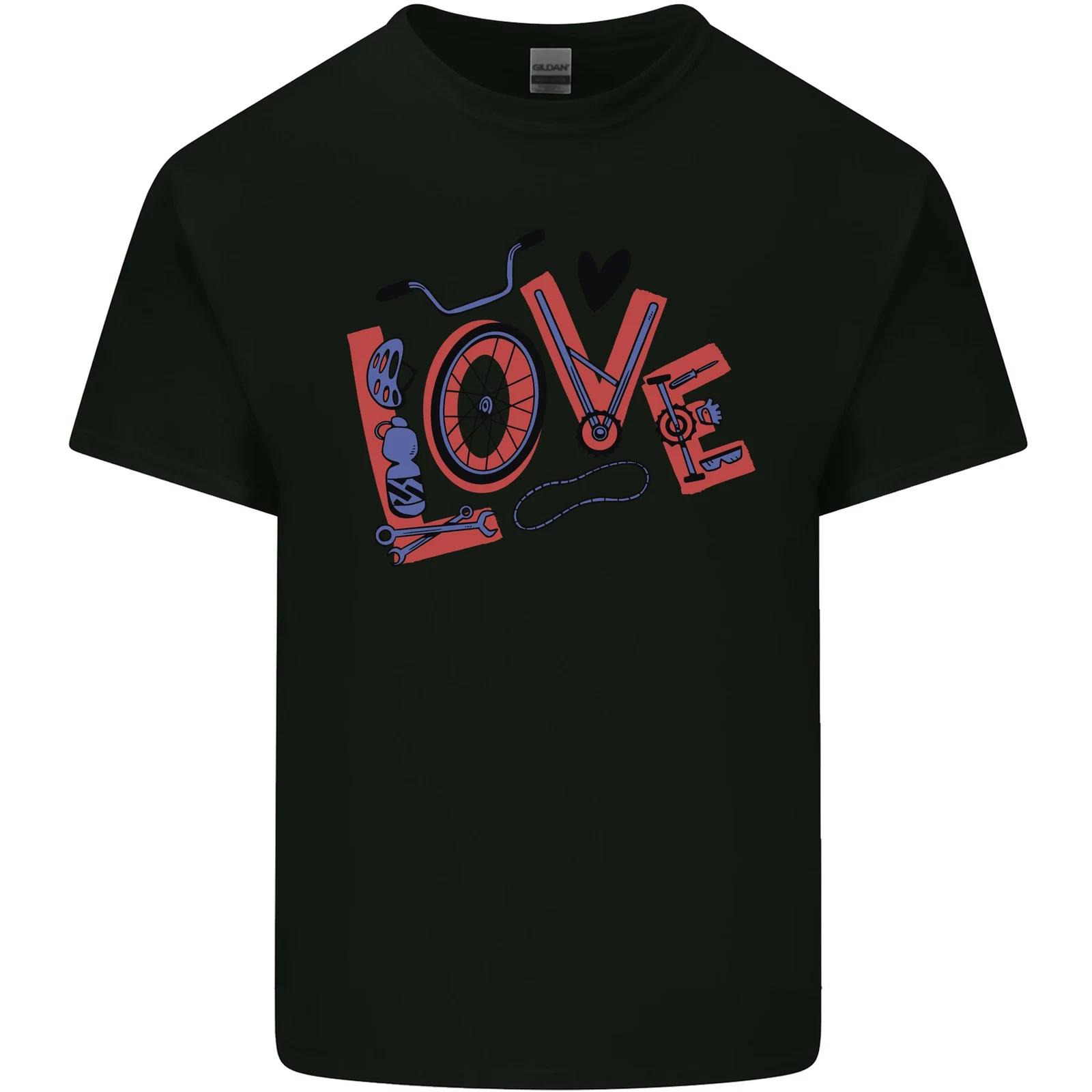 Love Cycling Funny Bicycle Bike Kids T-Shirt Childrens S