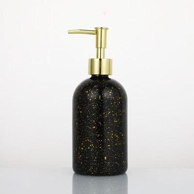 OIMG Marble Texture Pump Dispenser Bottle