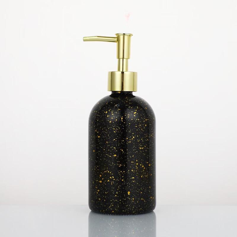 OIMG Marble Texture Pump Dispenser Bottle