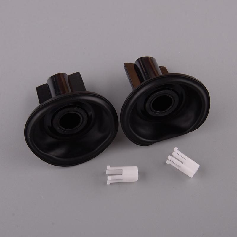 16126-1200 16126-1198 2Pcs Carburetor Diaphragm Plunger Slide Fit for Kawasaki EX250 Ninja EX250J9FA EX250JAFA EX250JBFA Black