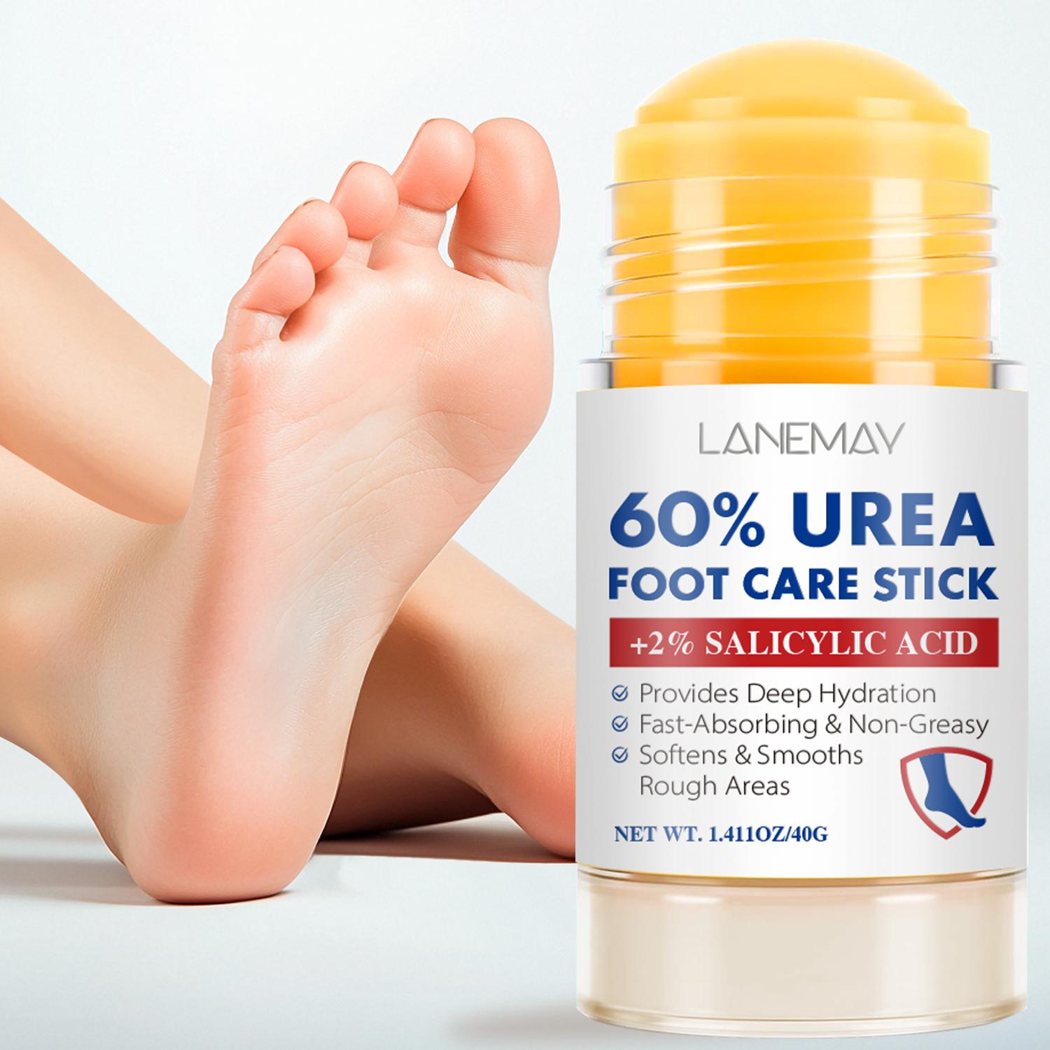 

60% Urea Foot Care Stick-Deep Hydration & Fast-Absorbing & Non-Greasy, Make Rough Areas Softens & Smooths-Suitable For All Skin Types, 40g