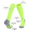 Cross-Border Mid-Calf Non-Slip Football Training Socks for Adults and Children, Thickened Towel Bottom.