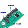 M.2 NGFF B-Key SSD til SATA Adapter DDR Memory Slot Expansion Board Raiser Riser Card Support 2230 2
